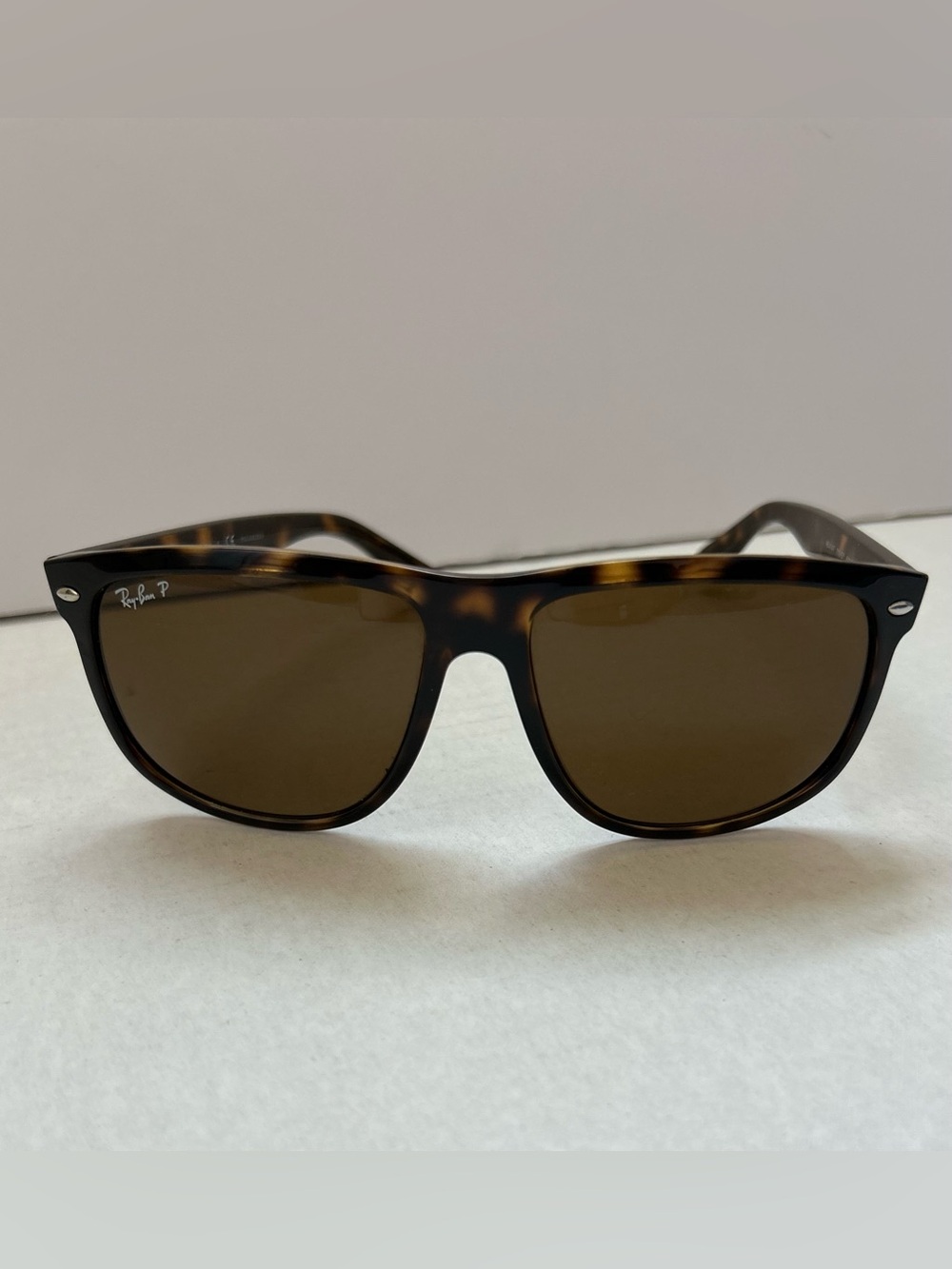 Ray-Ban RB4147 Boyfriend Tortoiseshell Frame Sunglasses with Brown Lenses